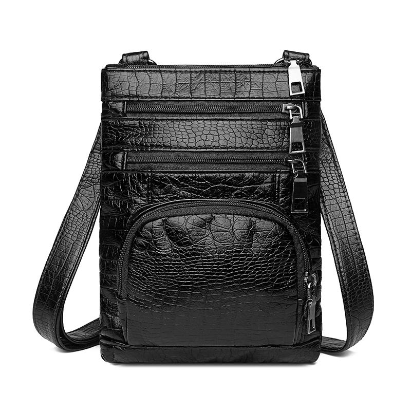 

Модная портативная наплечная сумка для мужчин и женщин, сумка для мобильного телефона для мини-женщин, кошелек-мессенджер для женщин, сумка через плечо чёрный