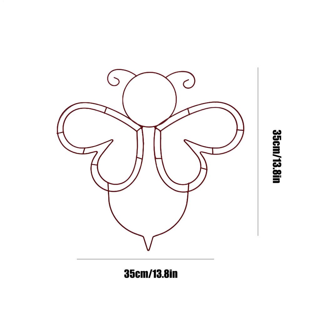 Hase Oder Biene Drahtkranzrahmen Metall Osterkranzform DIY Handarbeiten Hängbare Deko-Zubehör Für Schlafzimmer Wohnzimmer