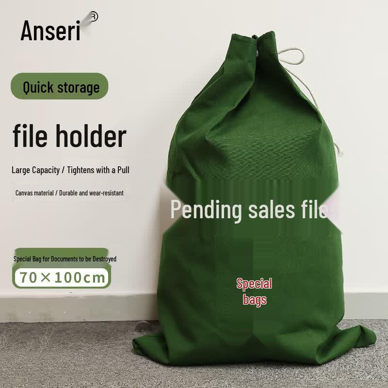Ancero Canvas Document Destruction Bag 70x100cm