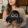 Fluffy Spider Stuffed Animal Simulation Black Crawling Pet Doll Spider Plush Doll  Birthday Parties