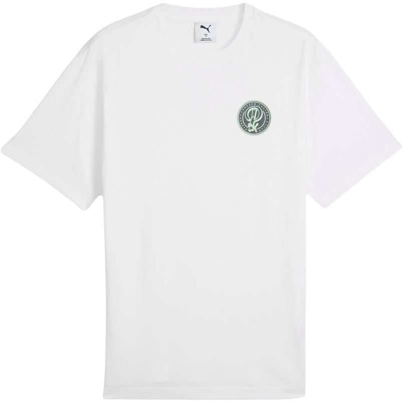 PUMA ESS T Shirts Men s White Crew Neck Moderate 635878-02 L
