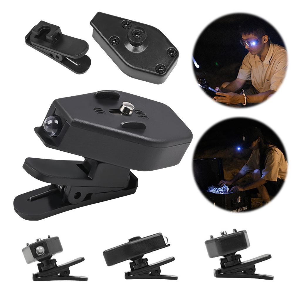LED Mini Flashlight 360 Degree Rotatable Eyeglass Clip Light Flexible Book Reading Light for Night Fishing Camping