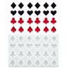 Herz Pik Kreuz Gewachste Pelletsformen Poker Silikonform Epoxidharze Gießformen für Schokolade Fondant Kuchen