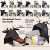 Double-sided Waterproof Motorcycle Windscreen Cover Waterproof Leg Warmer  Autumn and Winter