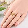 Copper Original Golden Glittering Stars Moon Ring Women'S Anniversary Gift Engagement Rings For Women Mens Jewelry