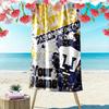 Name Custom Pumas Fc Print Beach Towel, Large Soft Quick Dry Towel for Beach Camping Swimming