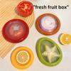 Elliptical Fresh Keeper Box With Abs Material For Vegetables And Fruits Storage