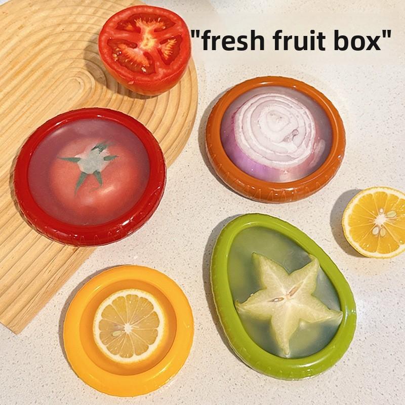 Elliptical Fresh Keeper Box With Abs Material For Vegetables And Fruits Storage