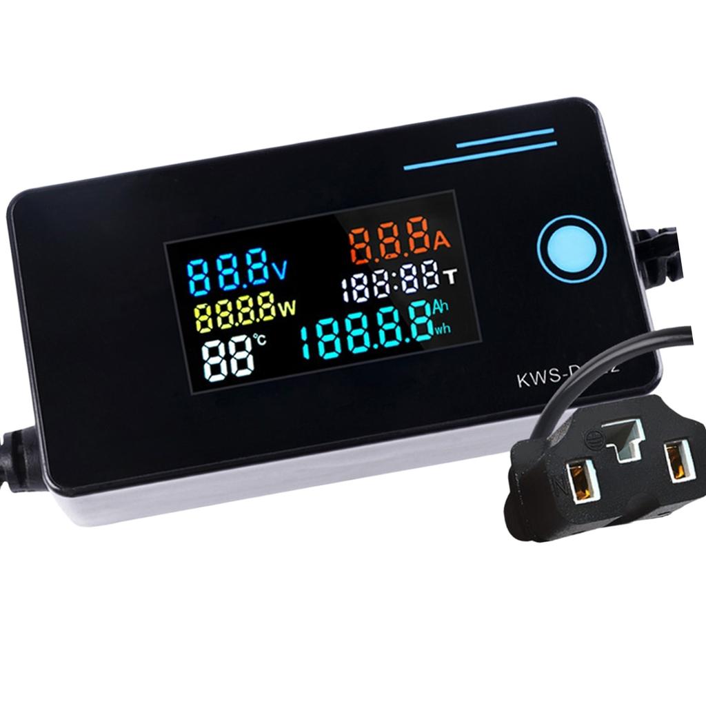 High Accuracy Multifunctional Battery Tester for EV Charging Adapter Voltages Current Power Temperature Real Time Analysis