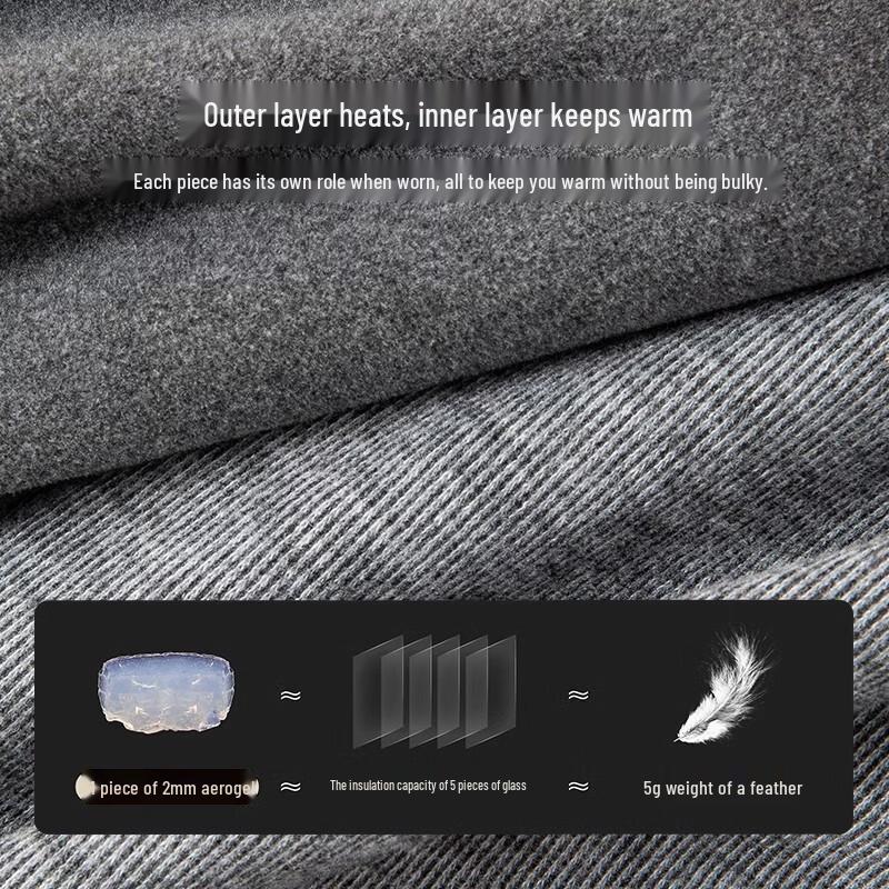 SEPTWOLVES Men's Thermal Aerogel Base Layer Shirt