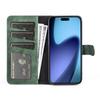 For iPhone 17 Pro Wallet Case Leather Phone Cover Splicing Color
