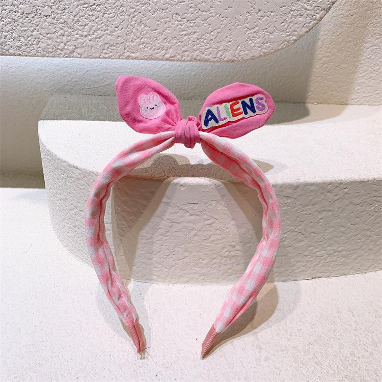 Koreanische Version Kinder Obst Cartoon Schleife Stirnband Mädchen Dreidimensionale Hasenohren Haarnadel Süßes Mädchen Breitkrempiges Stirnband