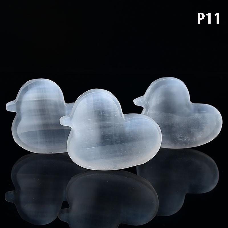 1Pc Selenite  Bowl Plate Rough Carved Quartz  Grid Fengshui Quartz Mineral Chakra For Home Decor Healing Gift