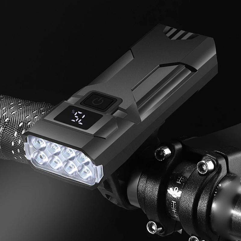 Waterproofs Bike Headlight 4 Light Modes Bright Front Bicycles Light Night Cycling Bike Light for Mountain Cycling