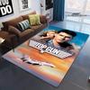 Classic Movie TOP GUN printed Carpet rugs for bedroom area rug living room carpet Outdoor carpet floor mats birthday gift