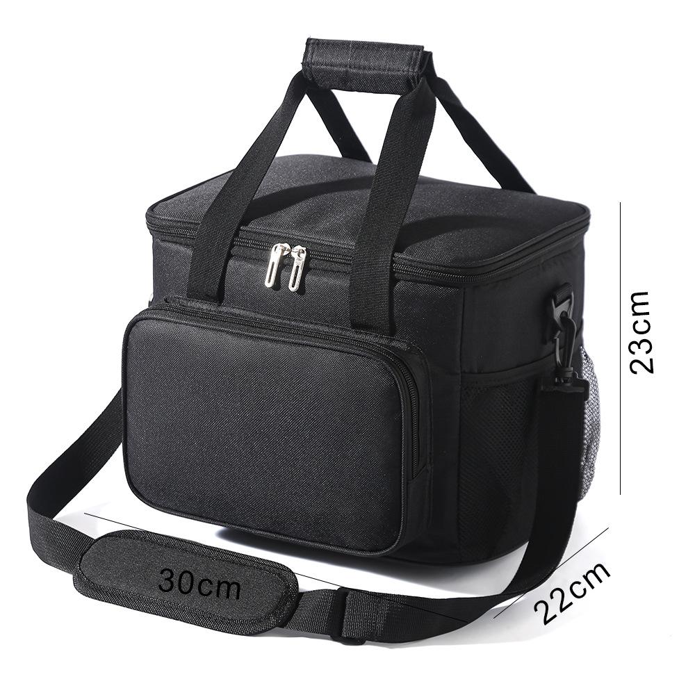 15/27L Insulated Lunch Bag Large Portable Waterproof Picnic Bag Leak-Proof Thickened Handheld Shoulder Outdoor Lunch Bag