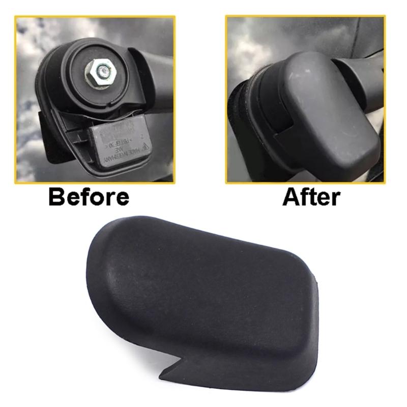 Windscreen Washer Wiper Arm Nut Head Caps Rear Windshield Wiper Arm Cover Caps for 2003-2010 Replacement Cover