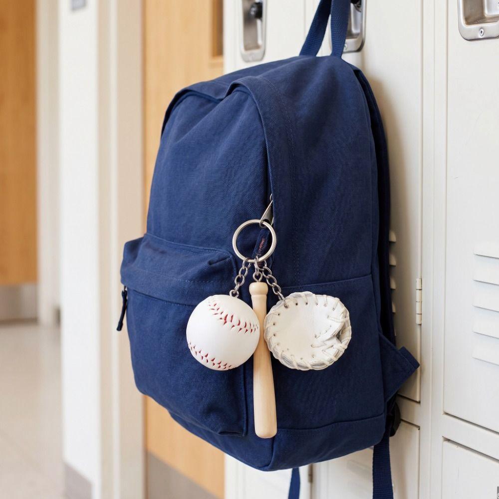 Multiple Color Bag Hanging Personalized Baseball Pendant Creative Car Key Ring Sporty Accessories