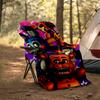1pc Freddy Bear2 Theme Blanket - Digital Print, Polyester, Cozy for All Seasons, Perfect for Outdoor, Camping, and Travel