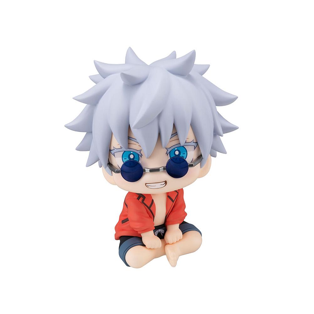 Anime JJK Figure Summer Gojo Satoru Action Figures PVC Mini Edition Models Geto Suguru Figurine JJK Beach casual wear Gifts 12cm