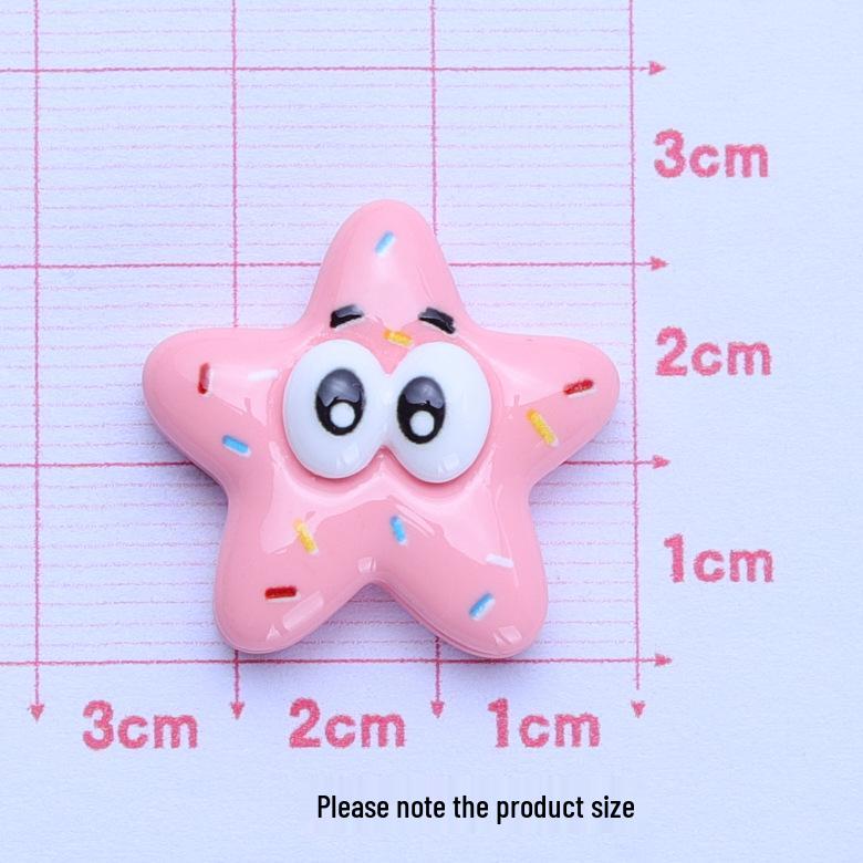 Biscuit Sea Treasure Bright Cartoon Handmade DIY Ornament Accessories Cream Glue Resin Hair Clip Material