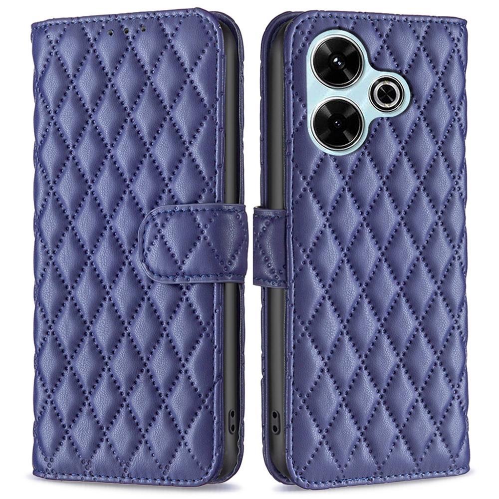 

For Xiaomi Redmi 13 5G/13 4G/Poco M6 4G Leather Case Wallet Phone Cover Blue
