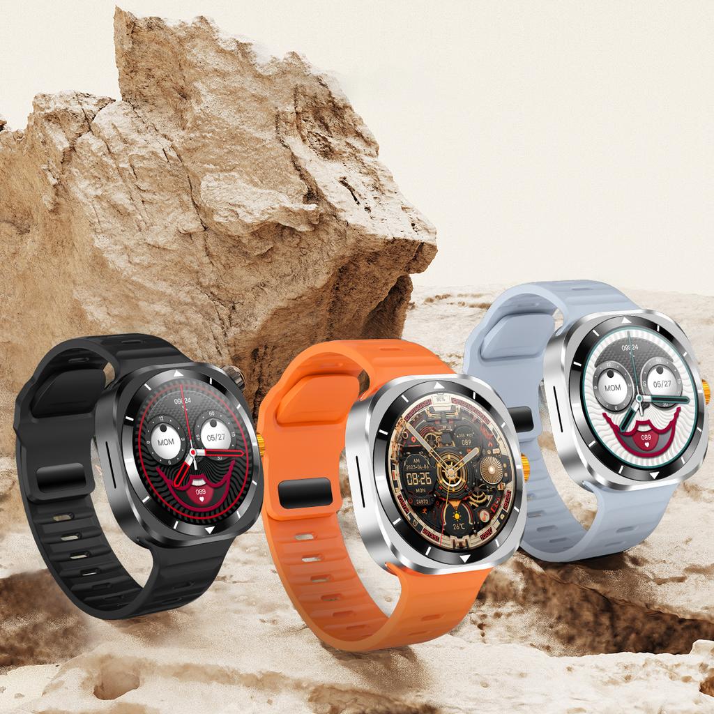 2024 Neue NFC-Uhr F7 Ultra Bluetooth-Anruf Smart Watch Männer AMOLED-Bildschirm Multifunktions-Sport-Fitness-Tracker Frauen Gesundheit SmartWatch