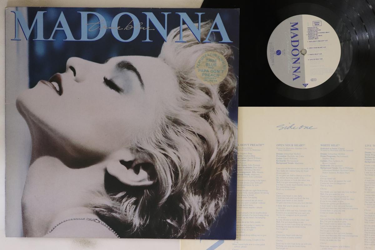 

LP Пластинка MADONNA - True Blue 9254421,WX54 SIRE 1986 Европа Поп Б/У