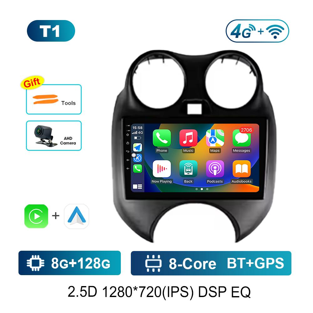 Android Intelligent System for Nissan March K13 2010 - 2013 Car Video Multimedia 9'' GPS Navigation 4G HD Screen Cooling Fan