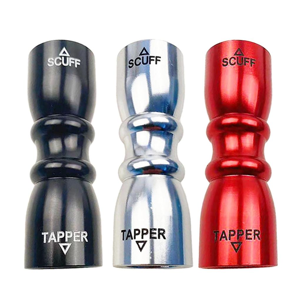 Billiard Pool Cue Tip Tool Billiards Accessory, Shaper Scuffer Aerator Portable Home Practical Metal Cue Stick Polisher