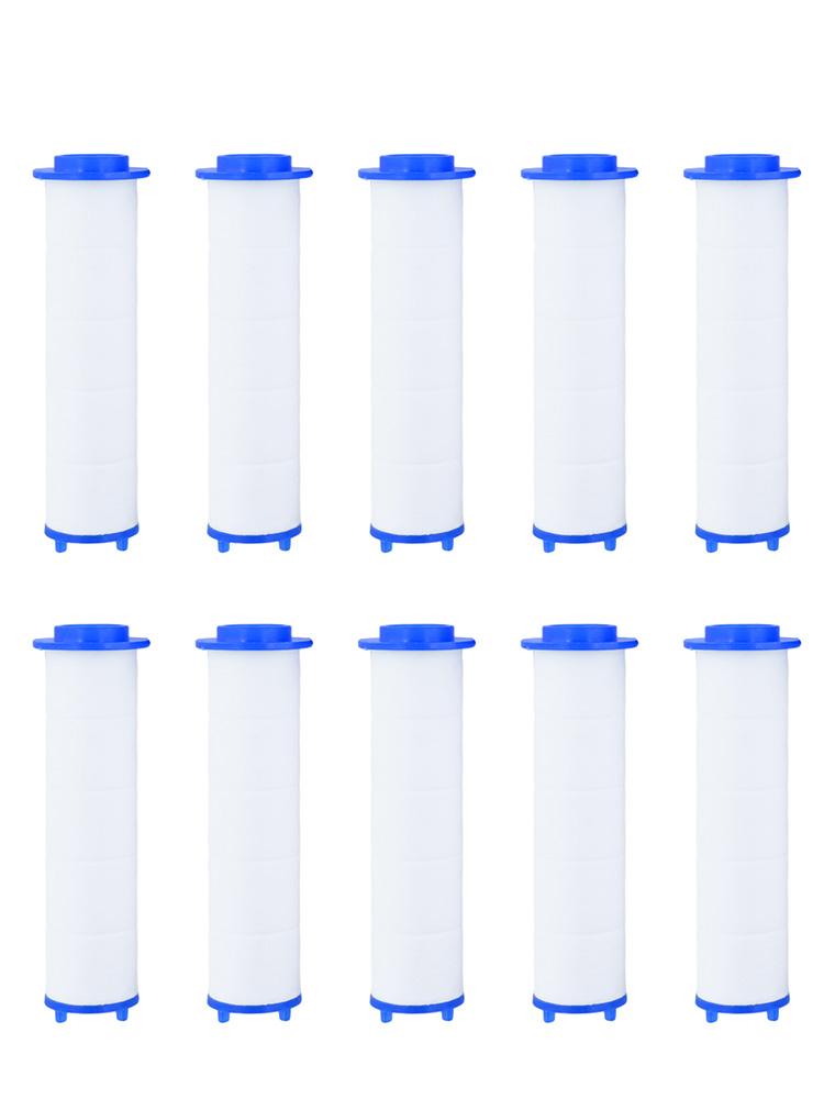 222222310pcs Handheld Shower Head Water Filter Bath Shower Sprayer Water Filter PP Cotton Remove Harmful Substances