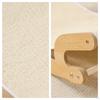 Cat Lounge with Wooden Frame Textured Scratcher Wear-Resistant