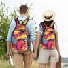 Fashion Pokemon Eevee Eeveelution Backpack  Mochilas Casual Office Work Large Capacity Rucksack