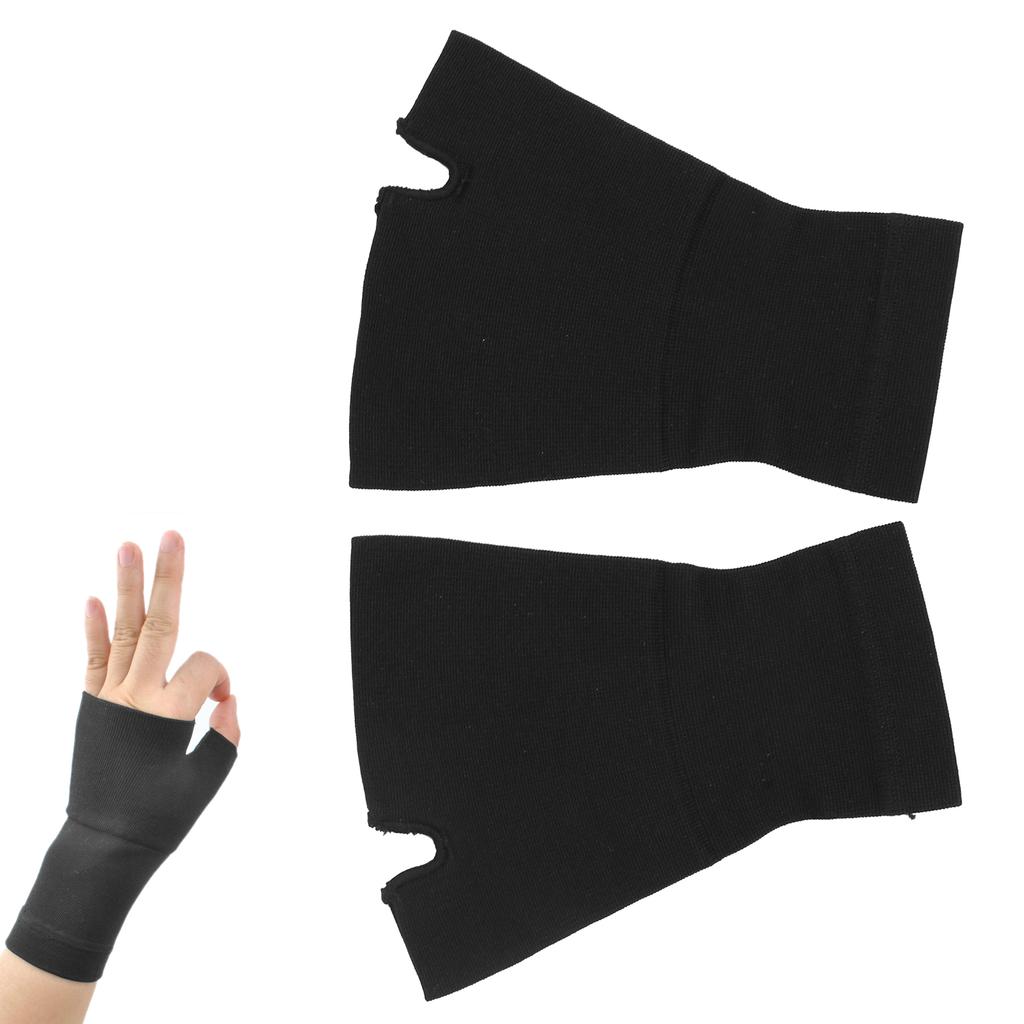 Wrist Thumb Band Support Compression Wrist Sleeve for Carpal Tunnel Syndrome Black
