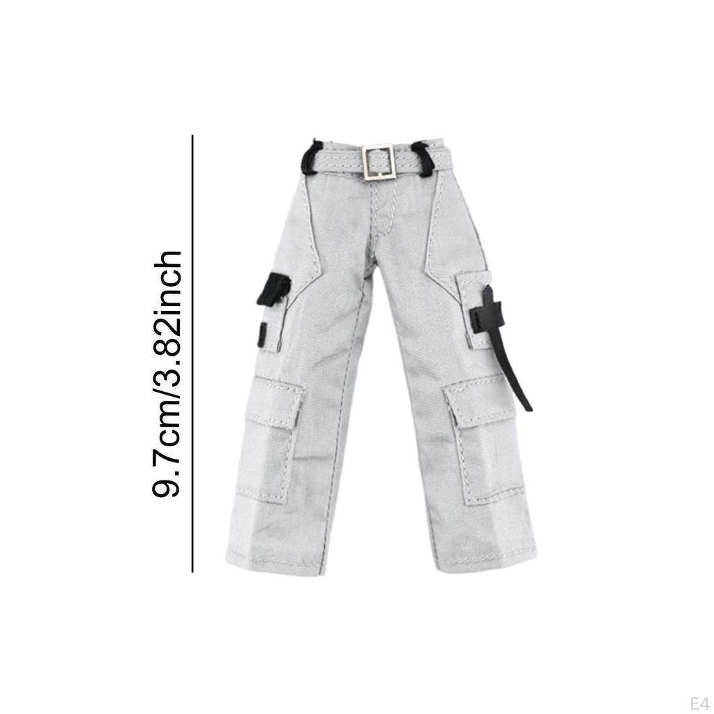 1/12 Mjd Doll Cargo Pants Action Figure Clothes Premium Accessories Fashion Photo Prop Durability
