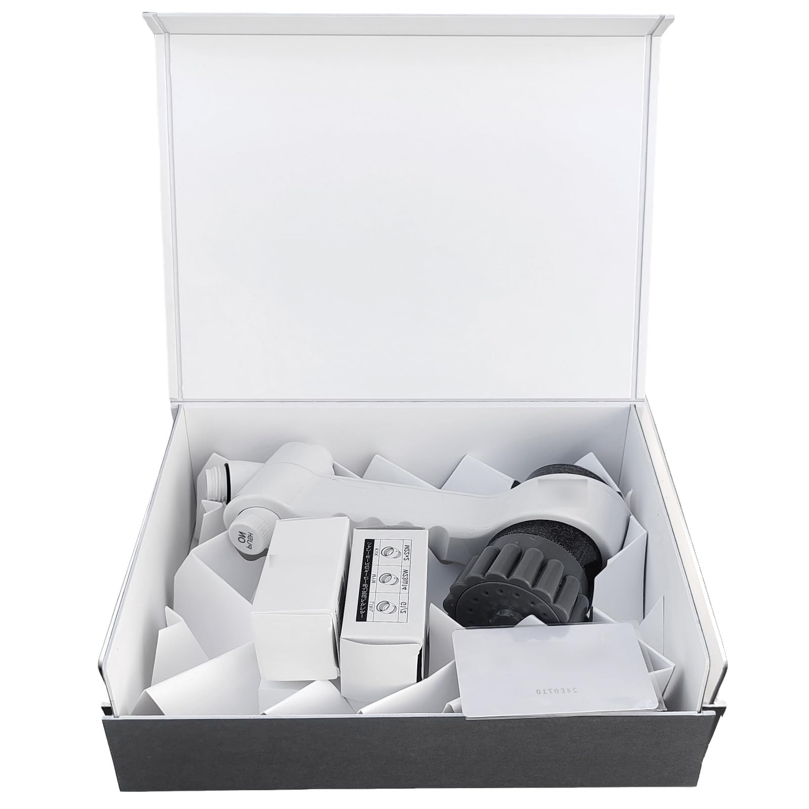 

water saving clear Zero fine bubble shower head With temporary water stop function Reduces chlorine Skin care with bubbles Comes with a tornado stick