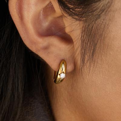 Light Luxury High-end Zircon Earrings, Earrings That Do Not Fade Earrings, Earrings, Earrings, Earrings, Earrings,