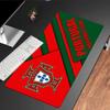 Portugal Football Crest Mouse Pad Mouse Pad, Gaming Mouse Pad, Keyboard Pad, Desk Decor for Computer Notebook Fan Gift Birthday Gift