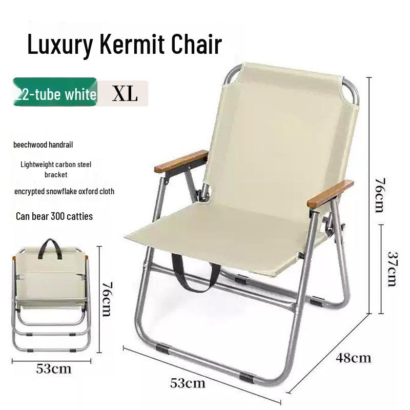 Kermit Outdoor Portable Aluminum Folding Camping & Fishing Chair