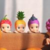 1-12 buc. Cap de Fructe Legume Mini Păpușă Culcată Cutie Oarbă Figurine Drăguțe pentru Ecran Ornament pentru Desktop Mașină Jucărie Colecționabilă Cadou de Ziua de Naștere