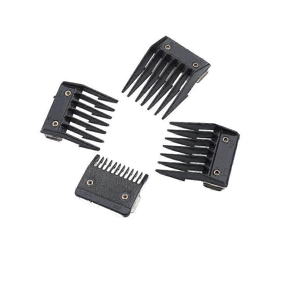 4 Attachment Comb Set for Wahl with Metal Backed Cutting Guide 3mm 6mm 9mm 12mm