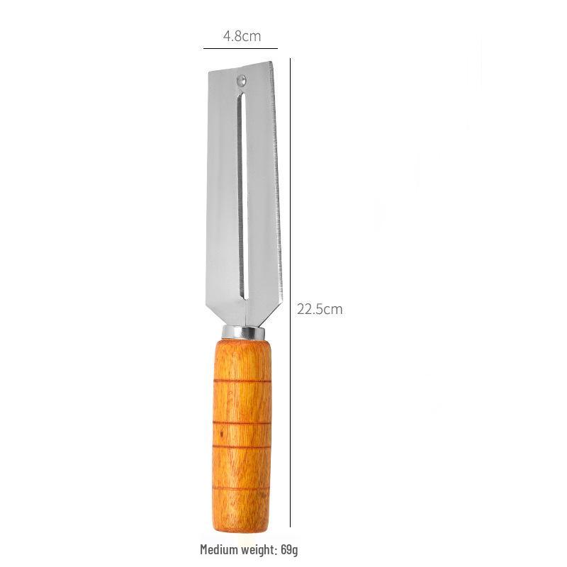 Stainless Steel Pineapple & Sugarcane Peeler: Fruit Eye Remover & Cutter Tool