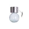 Solar LED Crackle Glass Ball Pendant Garden Light