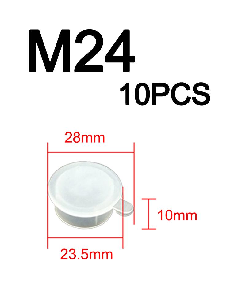 Internal Thread Translucent Plastic Plug Cover Nut Plug, Pipe Plug, Round Plug, Hole Plug Plug, Round Pipe Dust Plug
