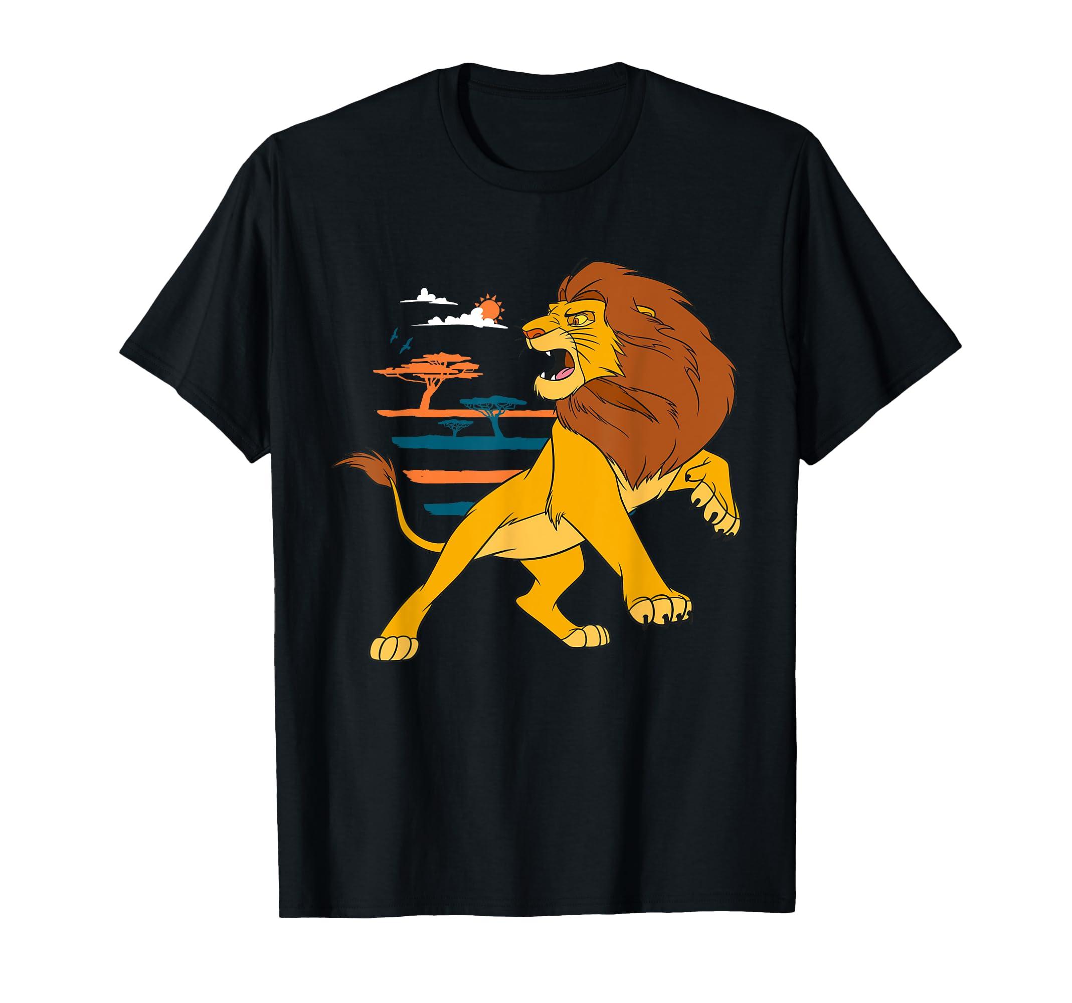 

Disney Lion King Adult Simba Roaring Pride Lands T-Shirt