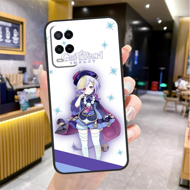 Genshin Impact Qiqi Case For Oppo A74 A54 A94 A78 A98 A18 A60 A80 A40 A38 A58 A96 A76 A16 A15 A17 A57 A77 A5 Pro