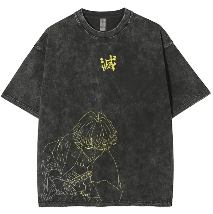 

Ghost Slayer Blade Unisex and Women Summer Trendy Casual Retro Street Style Unisexga Enthusiasts Unisex Tshirt 2XL
