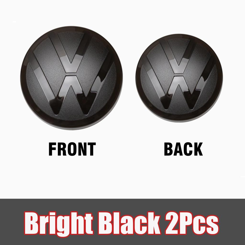 For Volkswagen VW Golf 6 Mk6 Golf 7 7.5 8 VARIANT Polo 2013-2023 1/2Pcs Car Front Bonnet Grill Rear Trunk Emblem Logo CoverAL6
