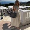 Sleeveless SpliAed Zipper Maxi Dress Women Elegant High Waist Slim Pleated Long Dresses OffiAe Lady Street Robes Female
