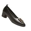 Spring and Autumn new thick heel shallow mouth single shoes pointed high heels women's fashion temperament commuting occupation work cool
